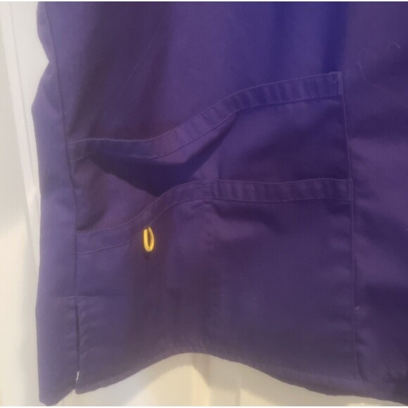 Wonder Wink Origins Women’s PURPLE Medical Scrub Top Pockets V-Neck 3XL - Picture 3 of 8